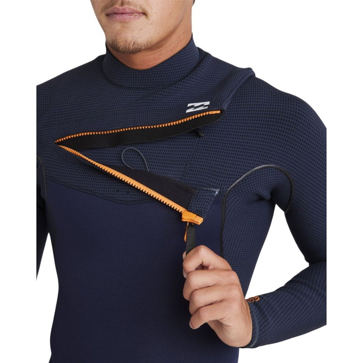 Billabong Mens Furnace Natural 3/2mm Neoprene Free Chest Zip Wetsuit