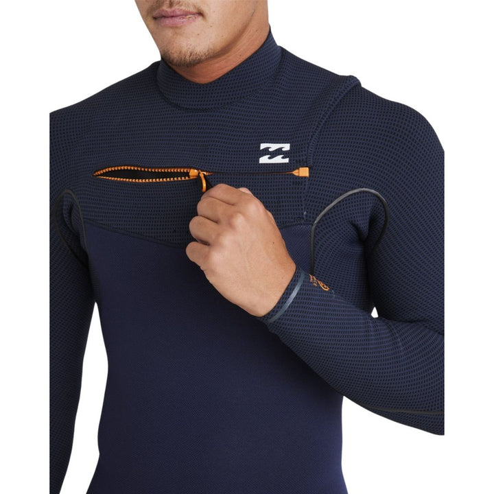 Billabong Mens Furnace Natural 3/2mm Neoprene Free Chest Zip Wetsuit