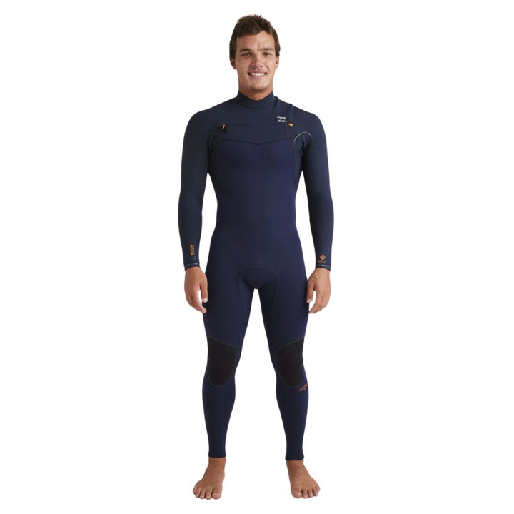 Billabong Mens Furnace Natural 3/2mm Neoprene Free Chest Zip Wetsuit