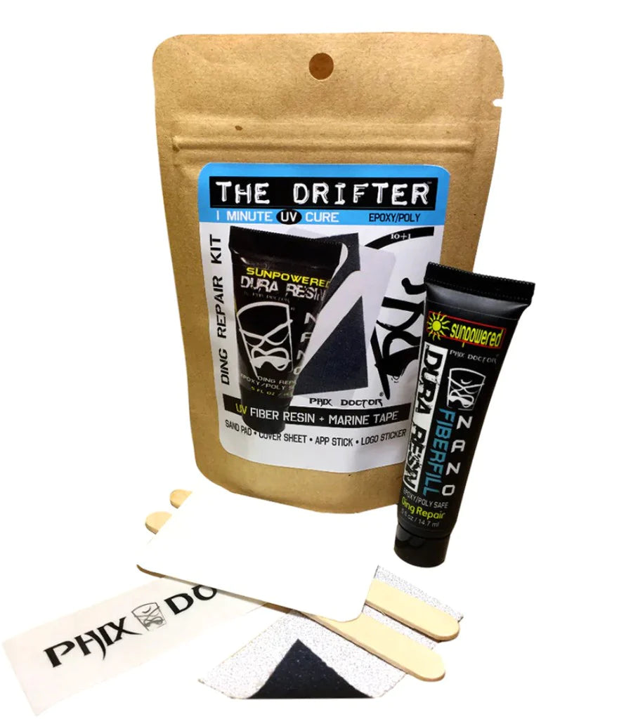 Phix Doctor The Drifter 10-1 Mini Travel Ding Repair Kit