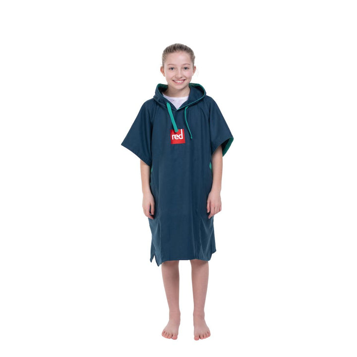 Studio Photo of Red Original Kids Quick Dry Poncho