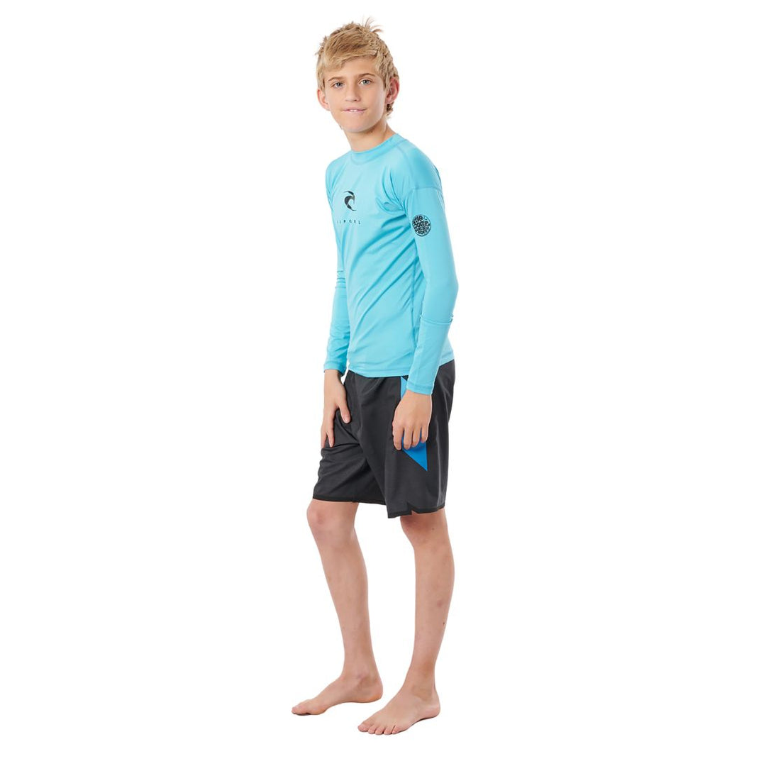 Studio Photo of Rip Curl Kids Corps Long Sleeved Rash Tee