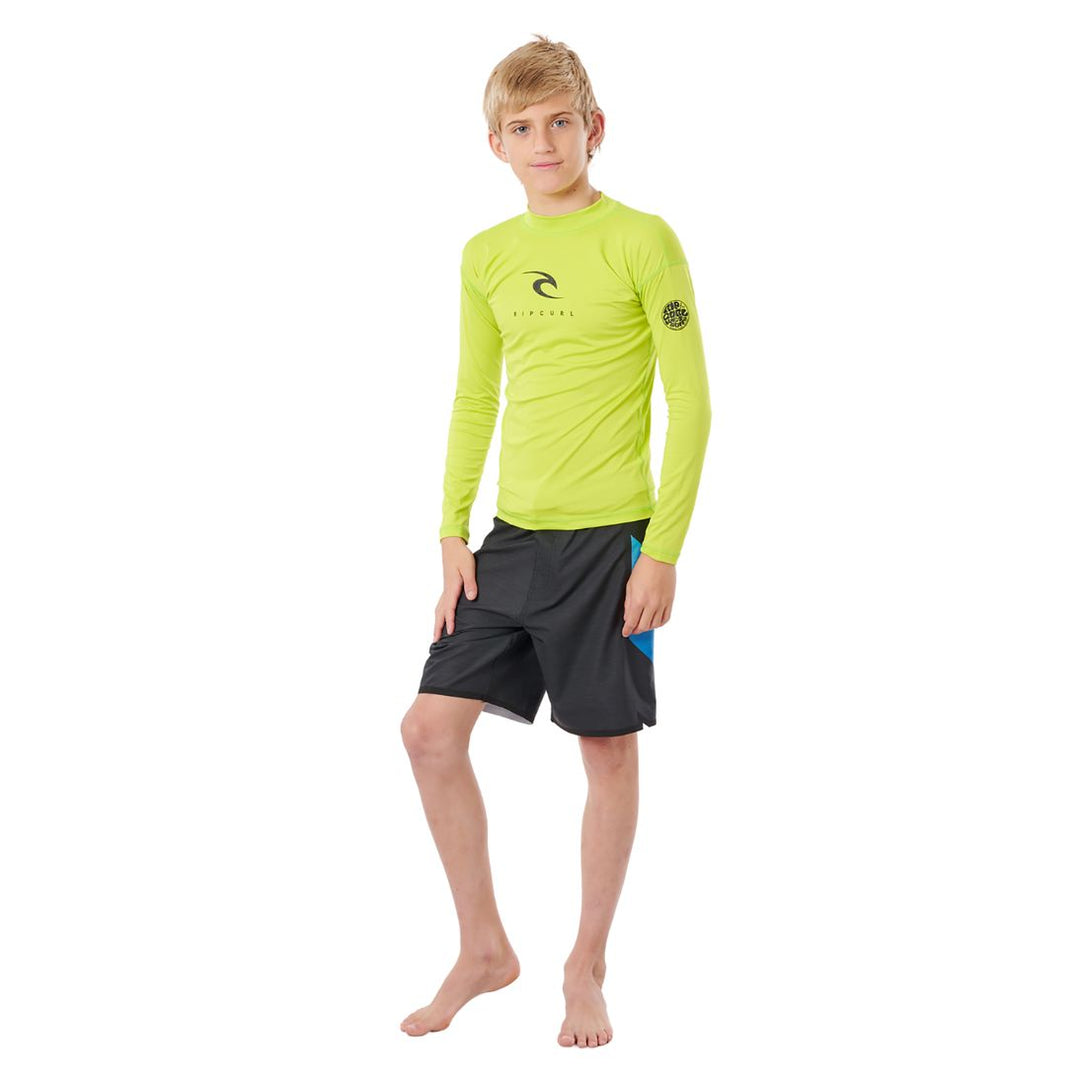 Studio Photo of Rip Curl Kids Corps Long Sleeved Rash Tee