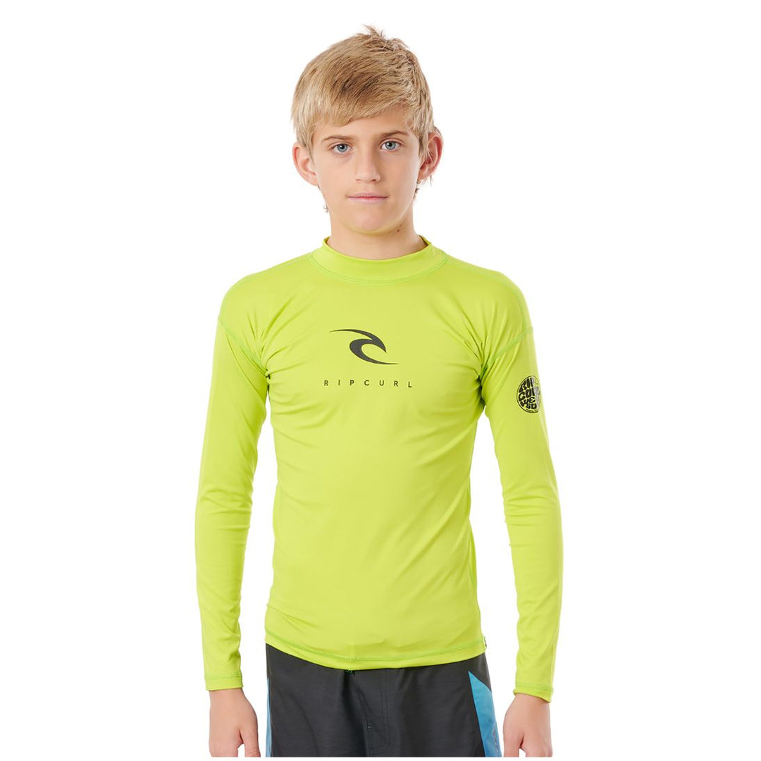 Studio Photo of Rip Curl Kids Corps Long Sleeved Rash Tee