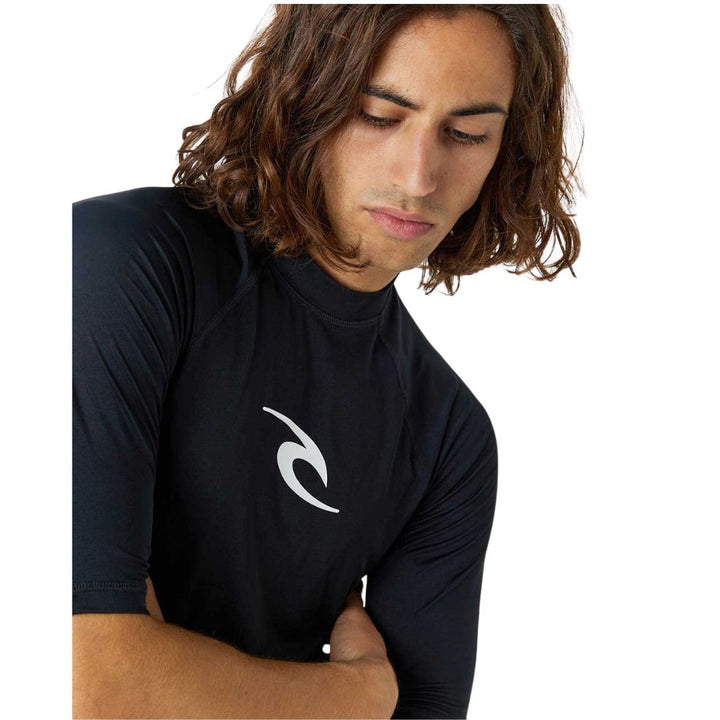 Studio Photo of Rip Curl Mens Waves Short Sleeved Rash Vest