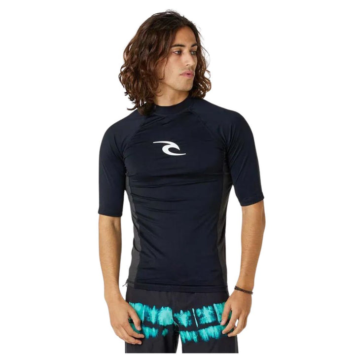 Studio Photo of Rip Curl Mens Waves Short Sleeved Rash Vest