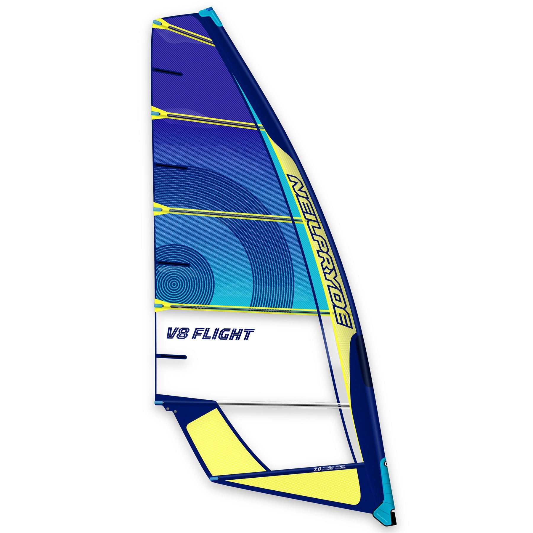 Neil Pryde V8 blue - Voiles Windsurf Slalom/Race