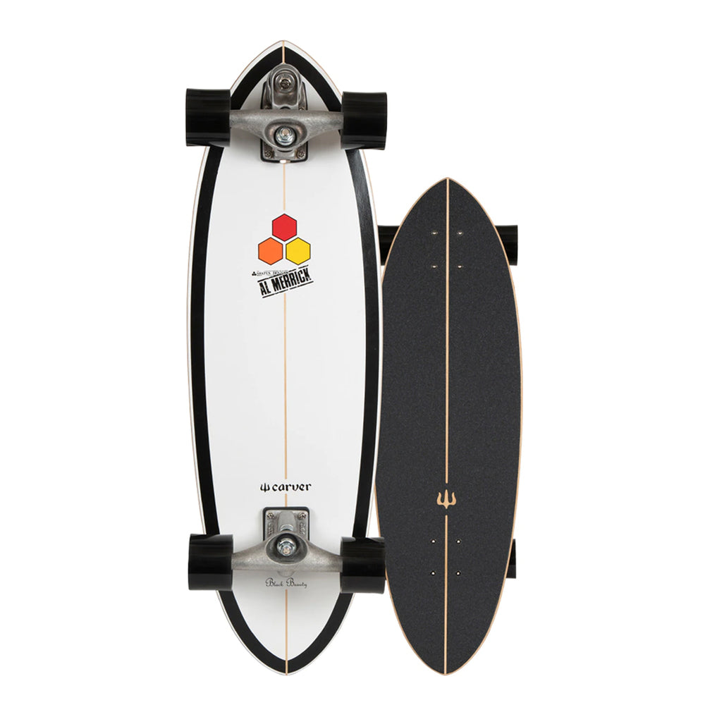 Studio Photo of Carver 31.75in CI Black Beauty Surfskate with C7 Trucks