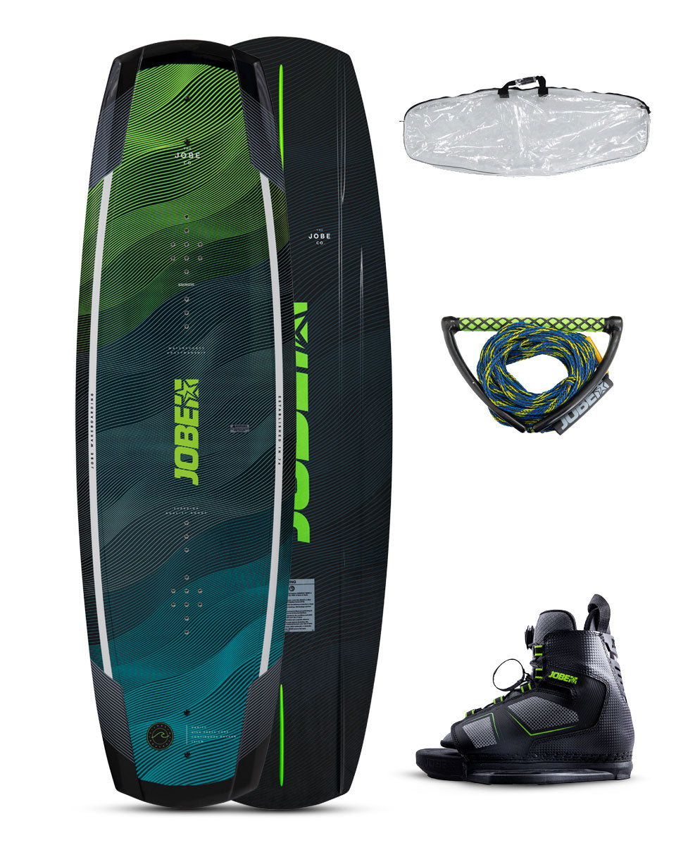 Studio Photo of Jobe Vanity Wakeboard Package 141 with Unit Bindings