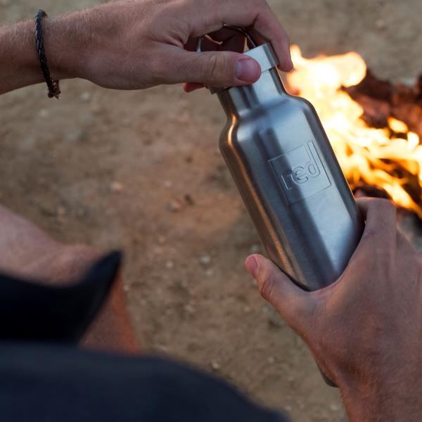 Red Original Stainless Steel Drinks Bottle - 750ml