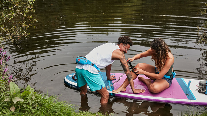 2023 Red Paddle 10ft 6in Ride aufblasbares Paddleboard-Paket