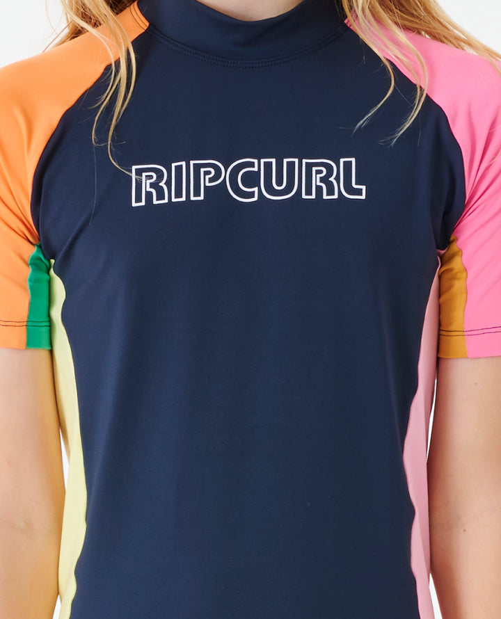 Rip Curl Kids Day Break Short Sleeve Rash Vest