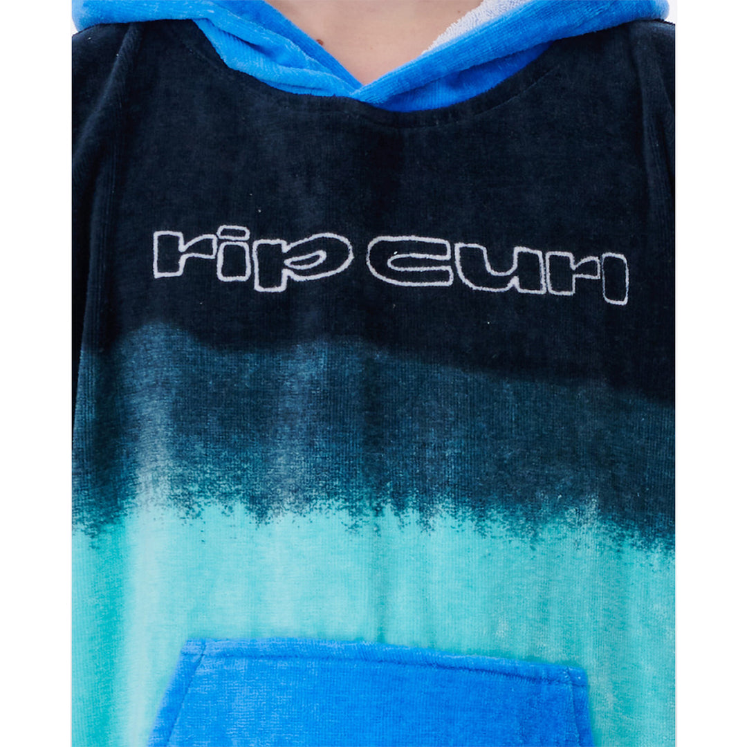 Rip Curl bedrucktes Poncho-Handtuch mit Kapuze für Kinder