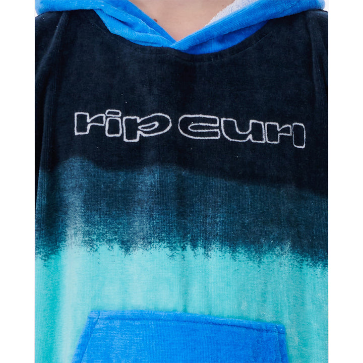 Rip Curl bedrucktes Poncho-Handtuch mit Kapuze für Kinder