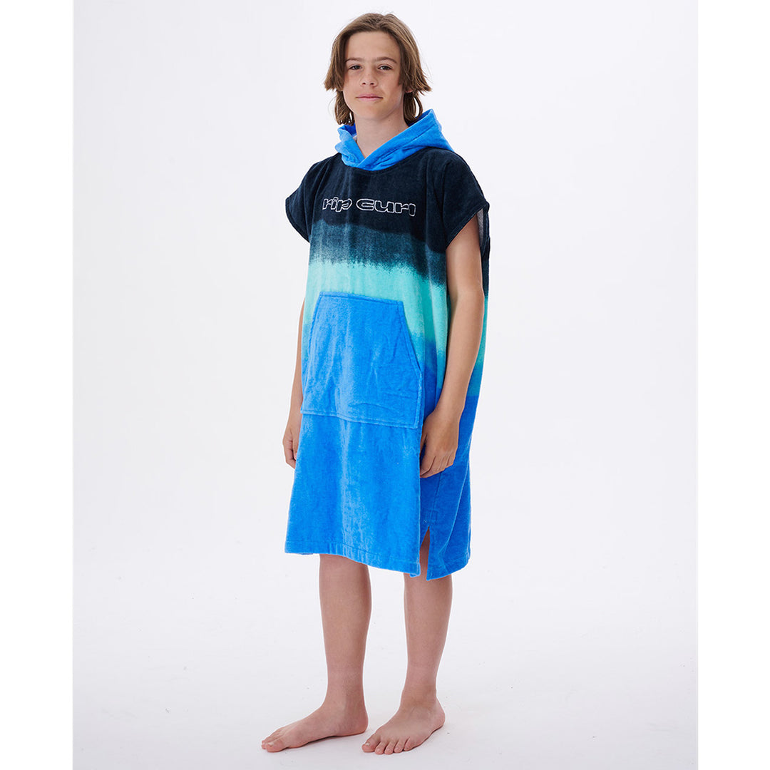 Rip Curl bedrucktes Poncho-Handtuch mit Kapuze für Kinder