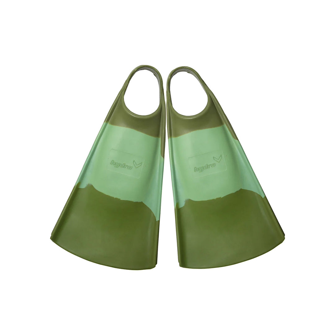 FCS Hydro Bodyboarding Fins green-olive