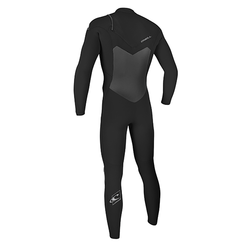 2020 O'Neill Epic 5/4mm Mens Wetsuit with a Chest Zip  in Black. View of the back