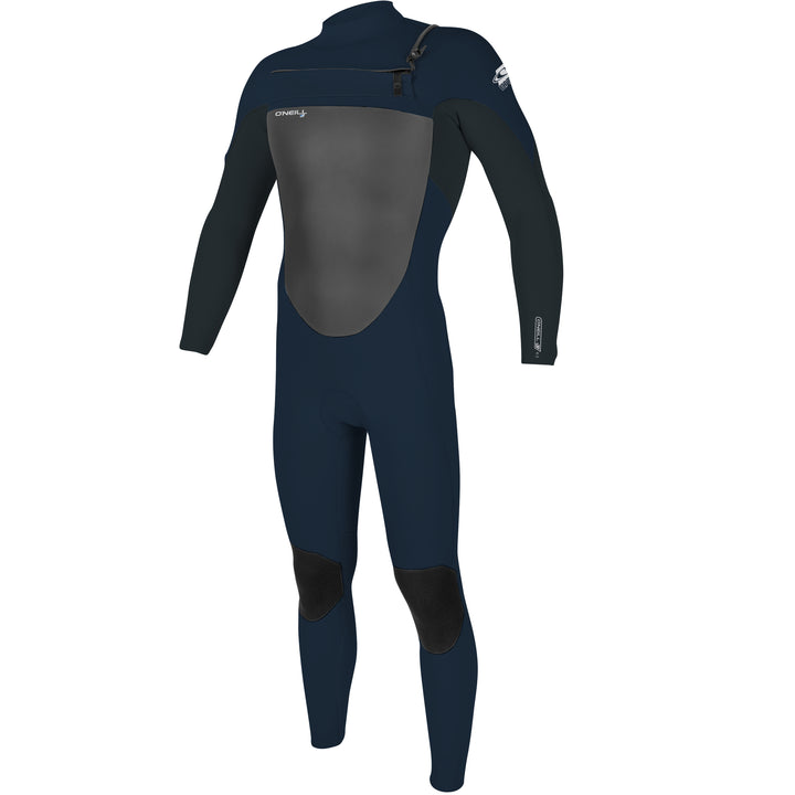 2020 O'Neill Epic 5/4mm Mens Wetsuit with a Chest Zip  in Gunmetal. View of the back