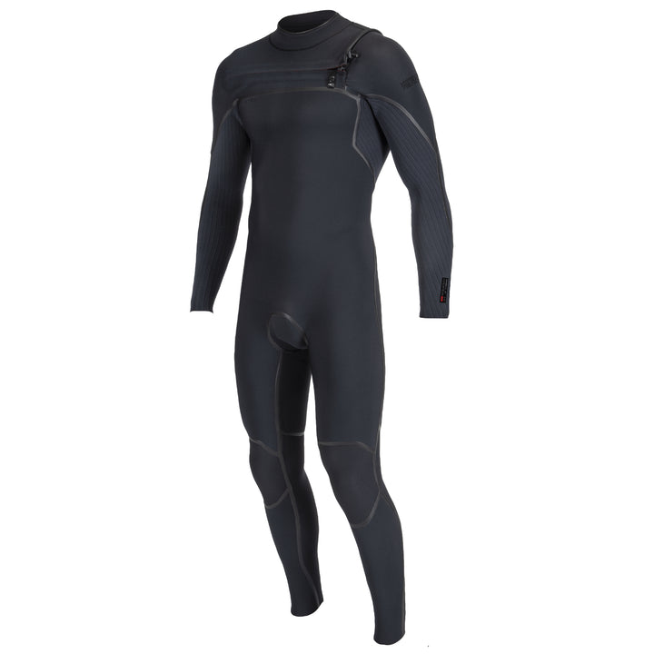 O'Neill Mens Hyperfreak Fire 5/4+mm Chest Zip Wetsuit