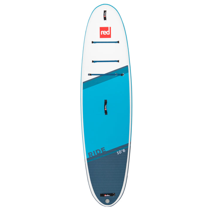 2023 Red Paddle 10ft 6in Ride aufblasbares Paddleboard-Paket