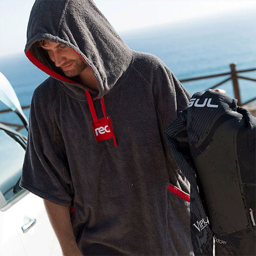 Red Paddle Co Towelling Changing Robe - Surfdock Watersports Specialists, Grand Canal Dock, Dublin, Ireland