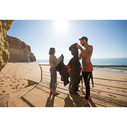 Red Paddle Co Towelling Changing Robe - Surfdock Watersports Specialists, Grand Canal Dock, Dublin, Ireland