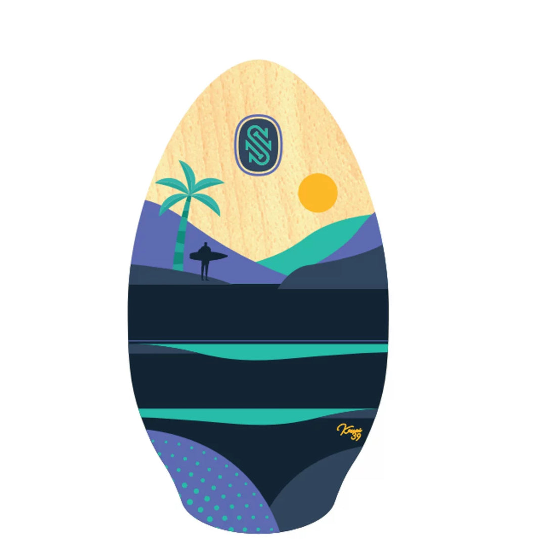 Skim One Kaua'i Wooden Skimboard