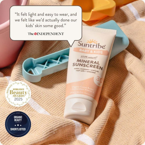 Suntribe Baby and Kids Organic Mineral Sunscreen SPF30