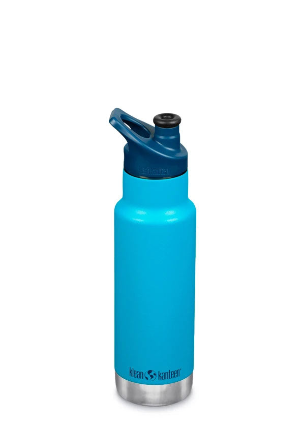Kid Kanteen isolierte schmale Stahlflasche – 355 ml – Sportkappe