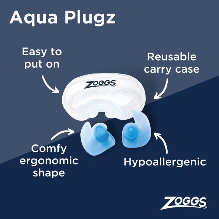 Silikonowe zatyczki do uszu Zoggs Aqua Plugz