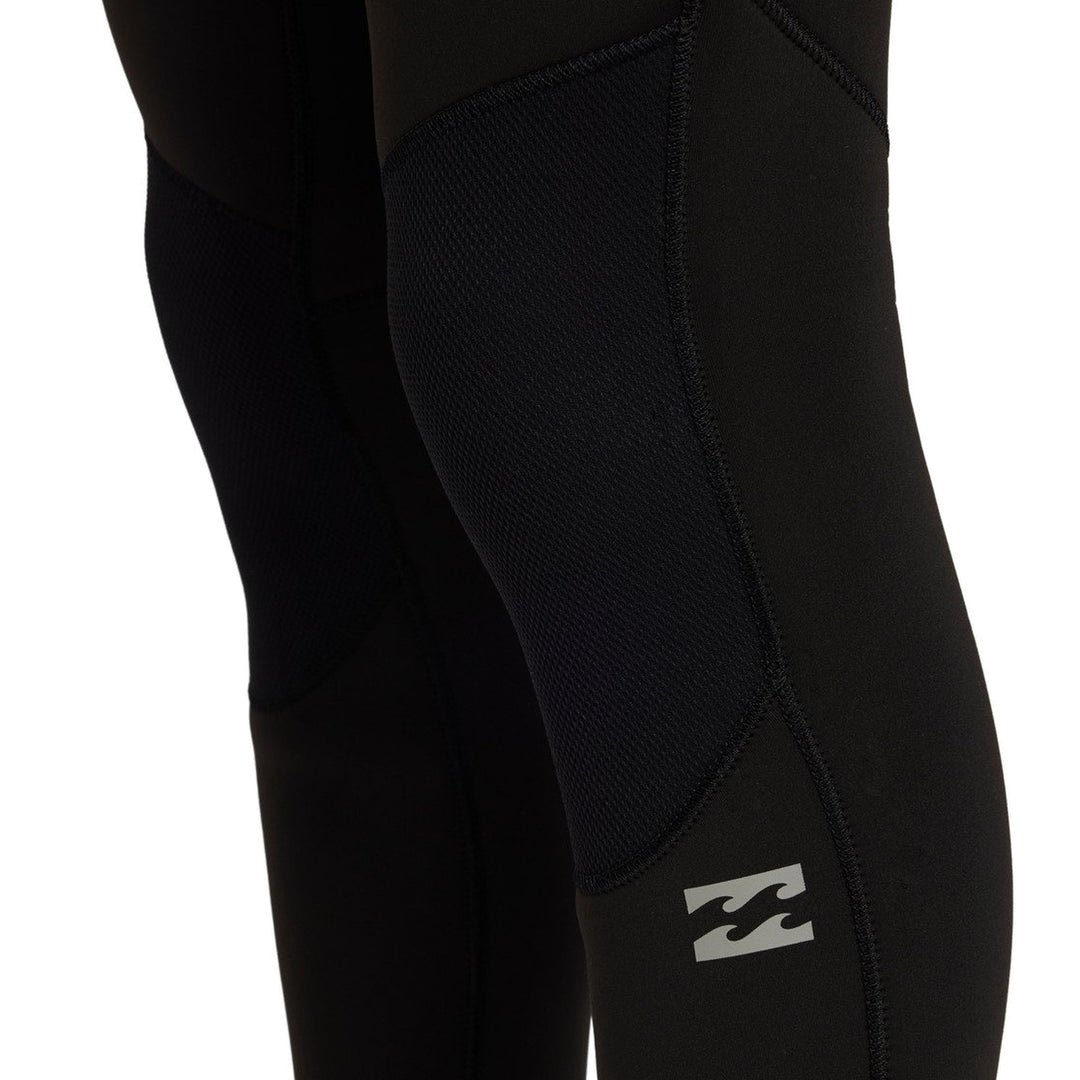 Durable knee panels on the Billabong Absolute Core wetsuit