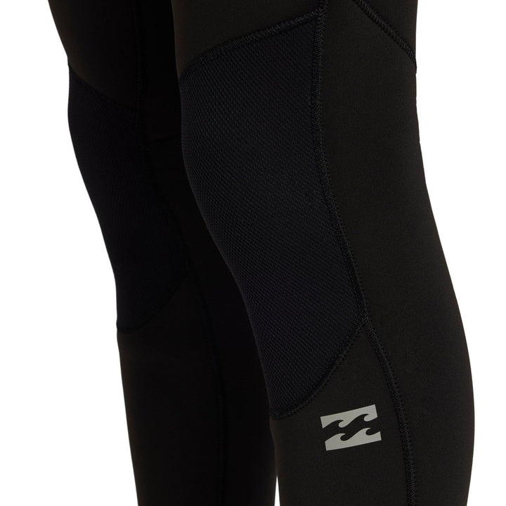 Durable knee panels on the Billabong Absolute Core wetsuit