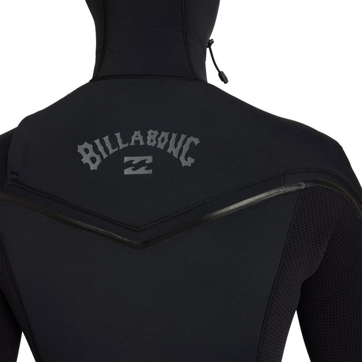 Billabong logo on the back of the Absolute Ultra wetsuit