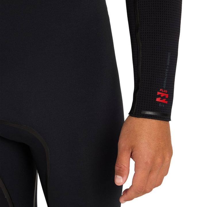 Natural rubber logo on the wrist cuff of the Absolute Ultra