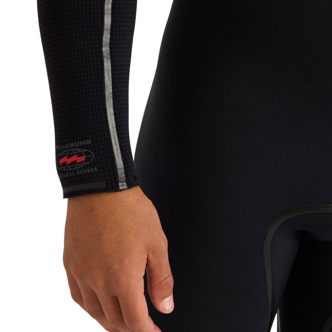 Absolute Plus 5/4 logo on the wetsuit sleeve