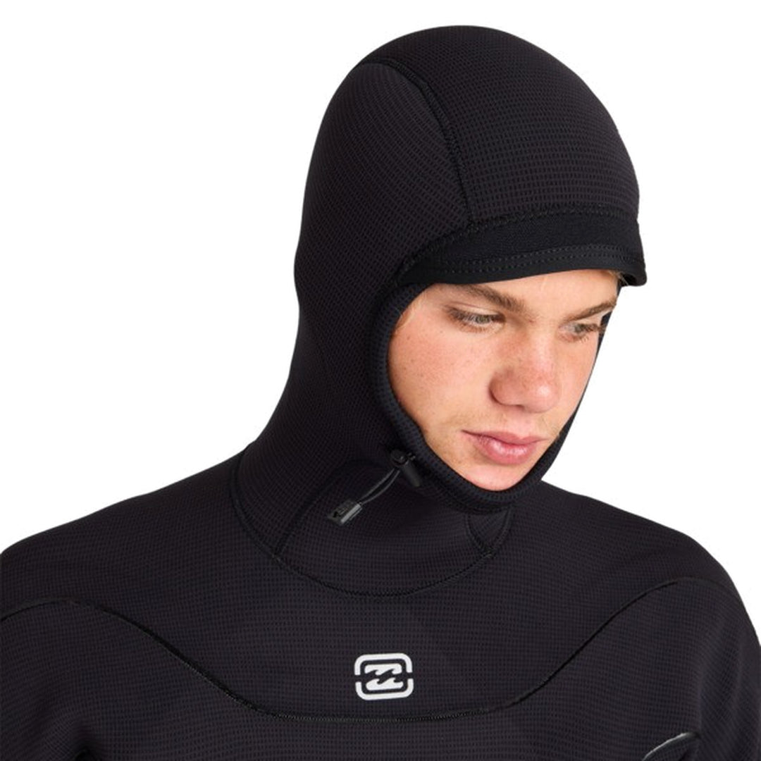 Furnace Ultra hood, side view with drawcord