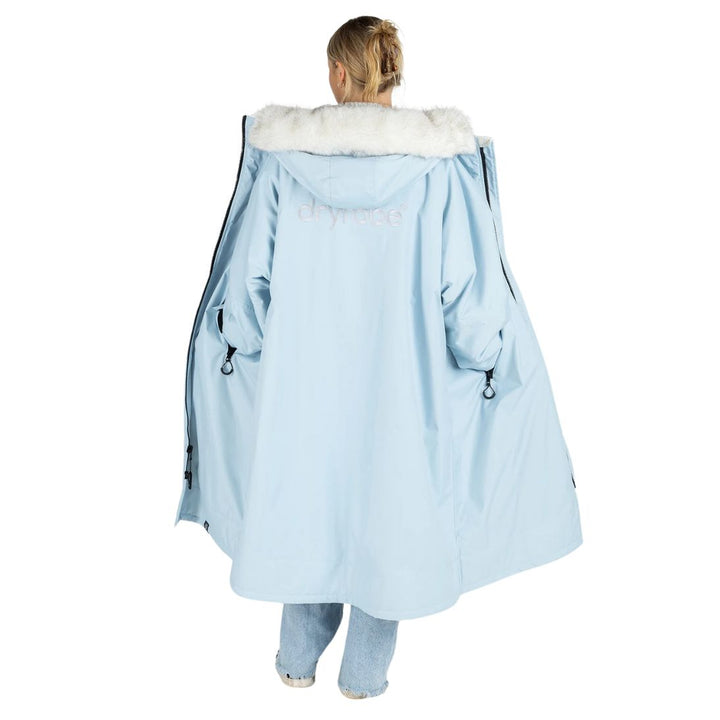 Dryrobe Advance Alpine Range Long Sleeved Changing Robe - Ice Blue