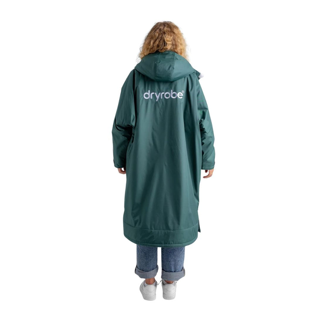 Dry Robe Bench Dryrobe Advance Changing Robe Long Sleeved - Dark Green / Nimbus Cloud ...
