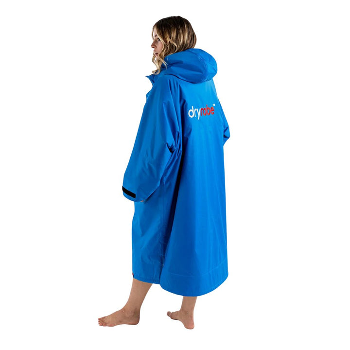Dryrobe Advance Changing Robe mit langen Ärmeln – Kobaltblau/Schwarz 