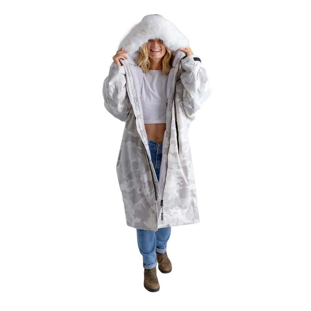 Dryrobe Advance White Camo Changing Robe