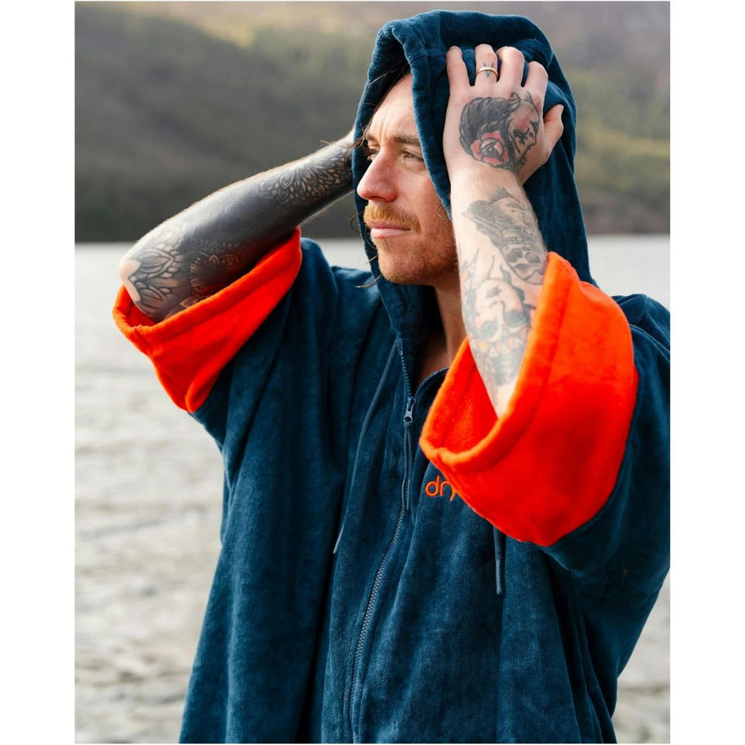 Dryrobe Full Zip Organic Poncho Towel