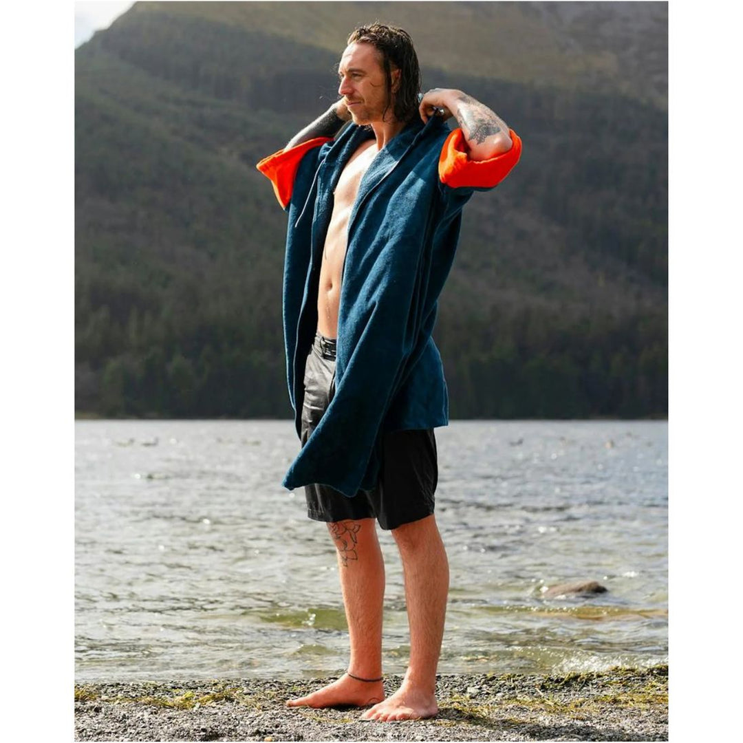 Dryrobe Full Zip Organic Poncho Towel