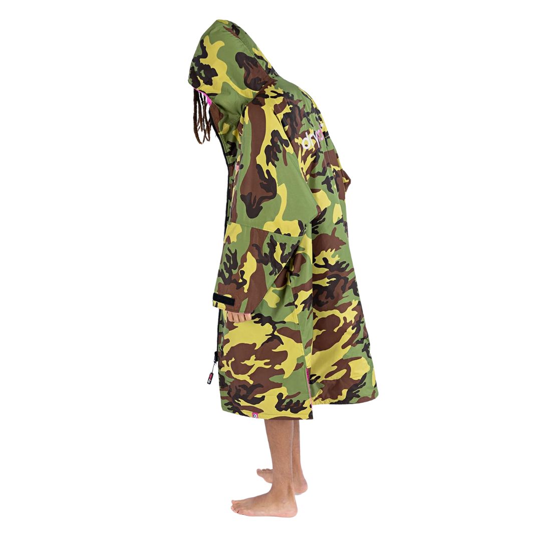 Bench Camo Robe Dryrobe Advance Changing Robe Long Sleeved - Camo/Pink – Surfdock ...
