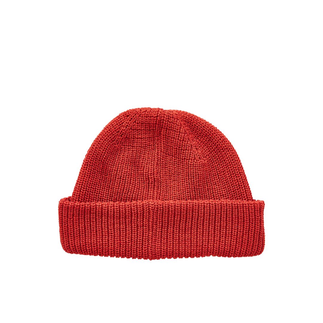 Studio Photo of Rip Curl Fade Out Icon Shallow Beanie burnt red