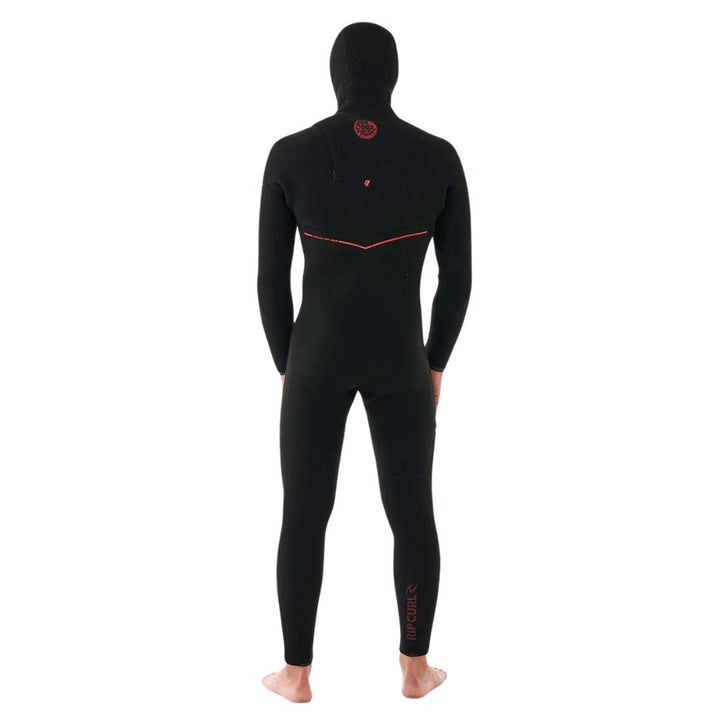 Rip Curl Mens Flashbomb Fusion 5/4 Chest Zip Hooded Wetsuit