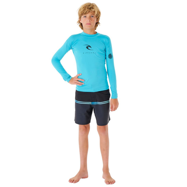 Studio Photo of Rip Curl Kids Corps Long Sleeved Rash Vest