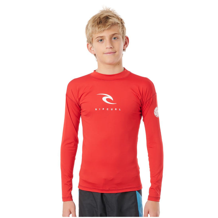 Studio Photo of Rip Curl Kids Corps Long Sleeved Rash Vest