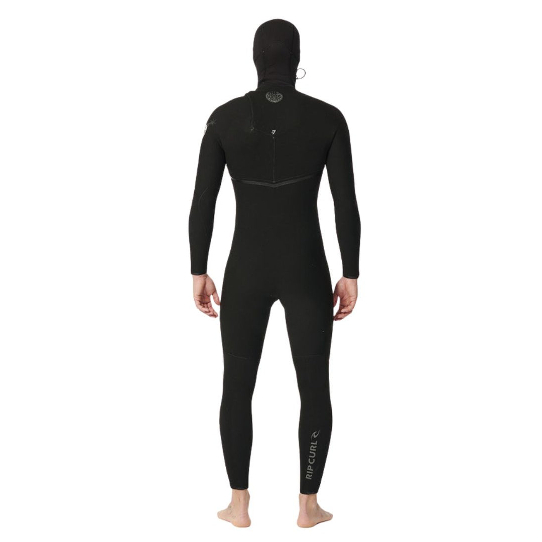 Studio Photo of Rip Curl Mens E Bomb 5/4 Hooded zip free wetsuit