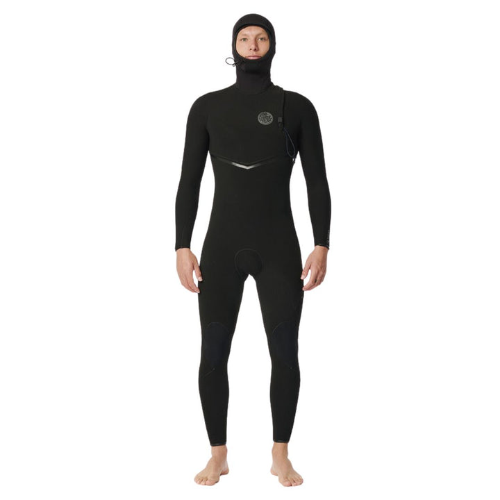 Studio Photo of Rip Curl Mens E Bomb 5/4 Hooded zip free wetsuit