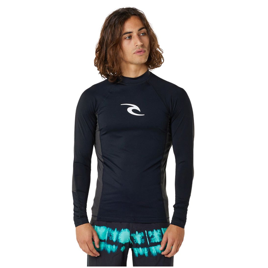 Rip Curl Mens Waves Long Sleeved Rash Vest